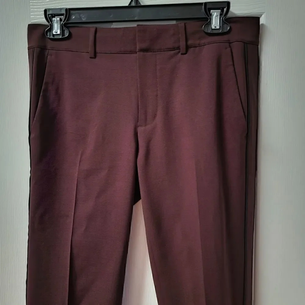 Vince High-w Wool Blend Pants 4